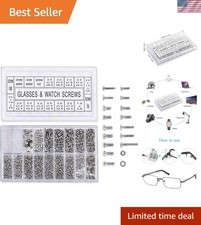 1000pcs Stainless Steel Glasses Screw Repair Kit - Tiny Fasteners