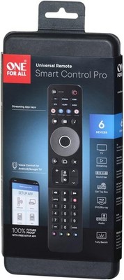 ONE FOR ALL SMART CONTROL PRO 6 GERÄTE UNIVERSALFERNBEDIENUNG - URC7966