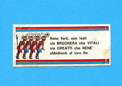 PANINI FOOTBALLERS 1971-72-Figure-THEY ARE STRONG CAGLIARI OUT OF COLLECTION-Rec