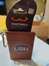 LSU TIGERS  CLASSIC FOOTBALL ID HOLDER MADE BY GAMEWEAR