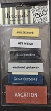 Threads Woven Vacation  Labels by Me&My Big Ideas-Great Outdoors, Off We Go