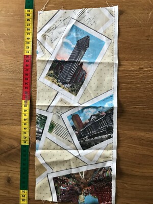 Patchworkstoff Motive New York Flat Iron Building