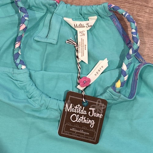 Matilda Jane dress, size 12, NWT, flowers blue/green - Picture 2 of 7