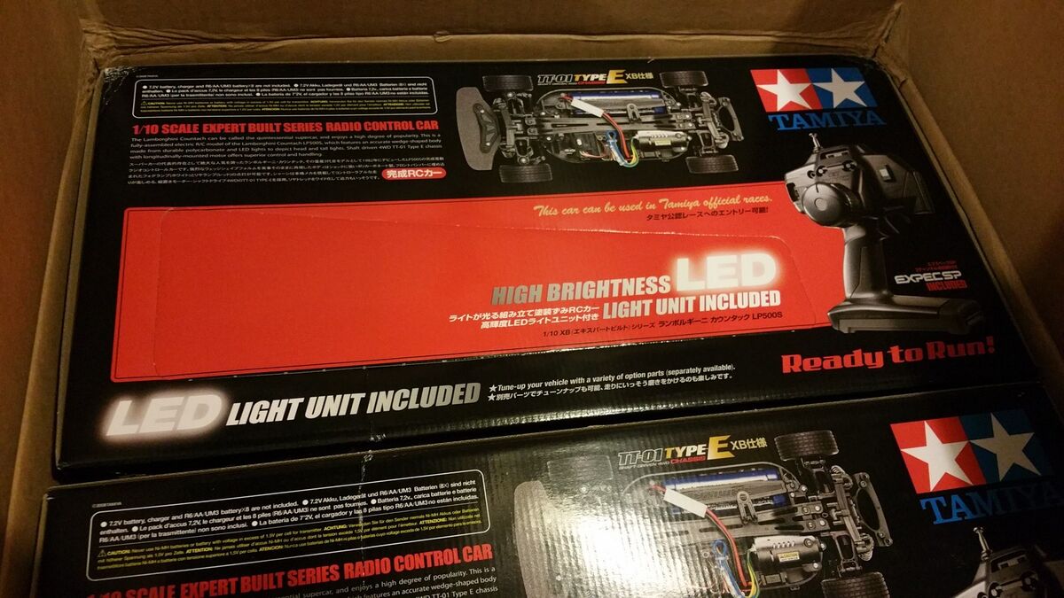 1/10 Tamiya RC Countach'80s Lamborghini LED TT-01E XB 4wd 1/10 Tamiya RC Countach'80s Lamborghini LED TT-01E XB 4wd