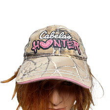 CABELA'S HUNTER YOUTH GIRL'S CAMOUFLAGE BASEBALL CAP