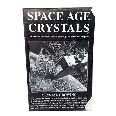 Book Space Age Crystals Crystal Growing Paperback, Booklet, Dr. Bugg