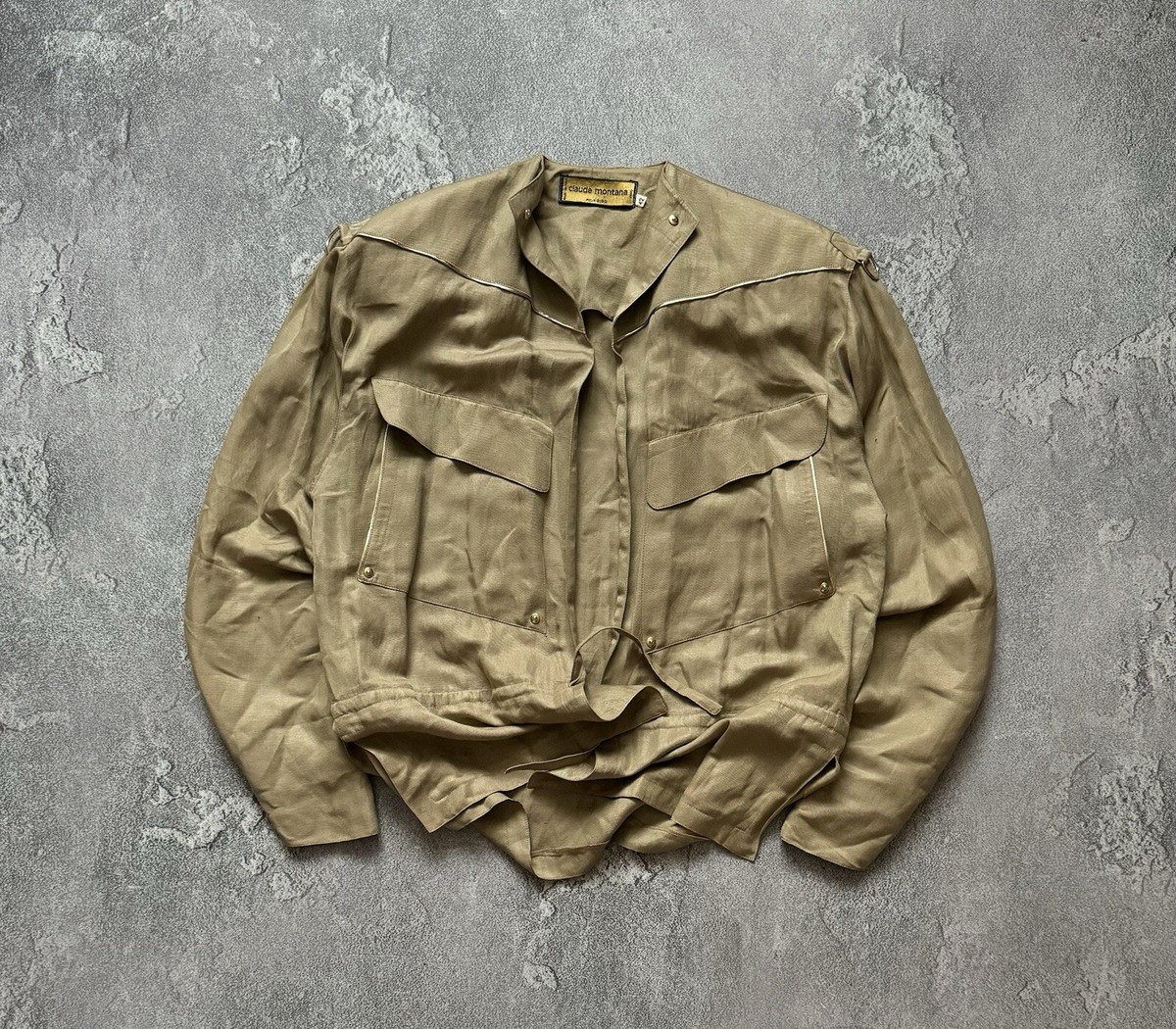 Claude Montana 42 Vintage 90s Rare Blazer Jacket Coat Cape Claude Montana 42 Vintage 90s Rare Blazer Jacket Coat Cape