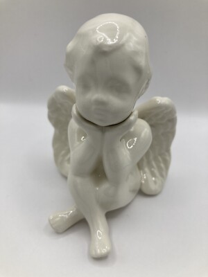Vintage White Angle Sitting with Hands Below the Face with Legs Crossed #31