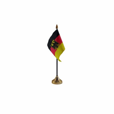 Deutschland Wappen Tisch Schreibtischflagge - 10x15 cm National Country Hand Europa