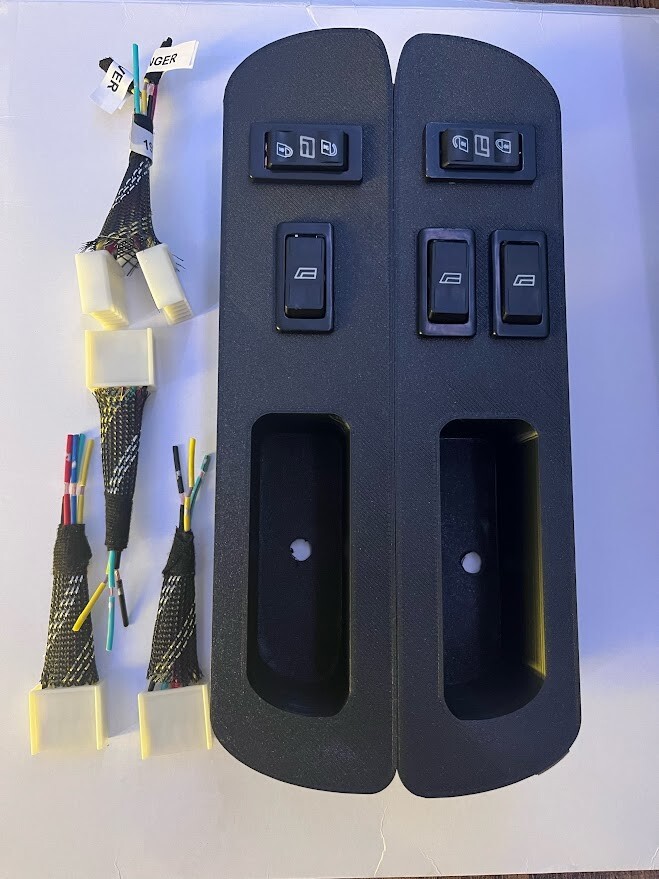 1995-1998 Nissan 240sx Driver Master Window switch & Passenger