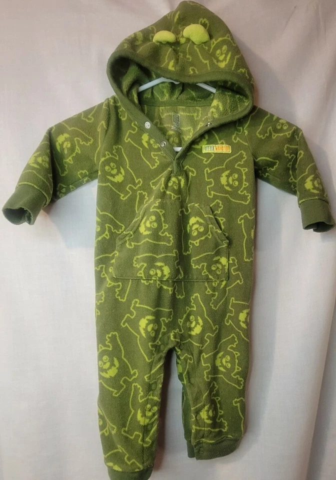 Little Monster One Piece Capucha con Cuernos Bebé Niño 18M Foto 4 de 4