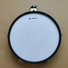 Lemon Wooden Drum Pad 12" Dual Zone Mesh Head for Electronic Drum