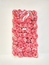 50 Strawberry Red Wild Roses, Mulberry Paper Roses SAA-234