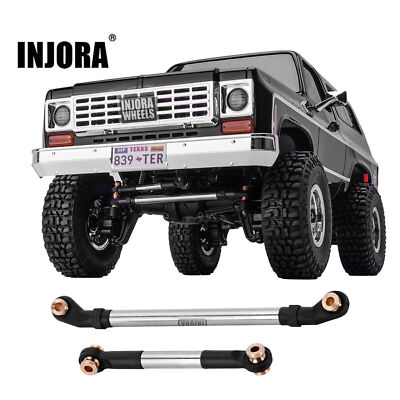INJORA Lenkung Links Edelstahl Links für 1/24 RC Crawler FMS FCX24 Upgrade