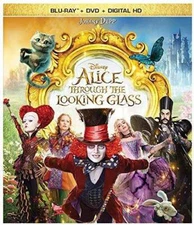 Alice Through the Looking Glass (BD + DVD + Digital HD) [Blu-ray] - GOOD