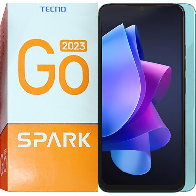 Tecno Spark Go 2023 4G Uyuni Blue 64GB + 3GB Dual-Sim Unlocked GSM NEW