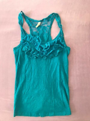 Bluse, Damen, Frauen, ''SJL Apparel'', Größe L, Türkis, ärmellos