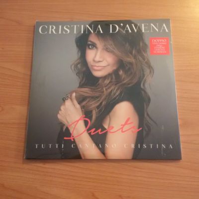DLP CRISTINA D'AVENA DUETS SEALED KOPIE 1382/2000 VINYL ROT 2017 PS ITALY
