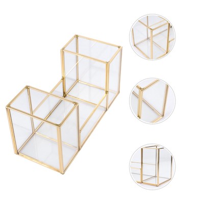 3 Fächer Kosmetik Aufbewahrungsbox Schreibwaren Organizer Zubehör