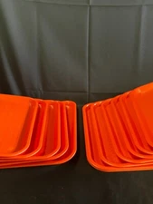 Carlisle CT101424 Cafe Standard Orange Tray Restaurant Trays 14x10 ( Pack Of 11)