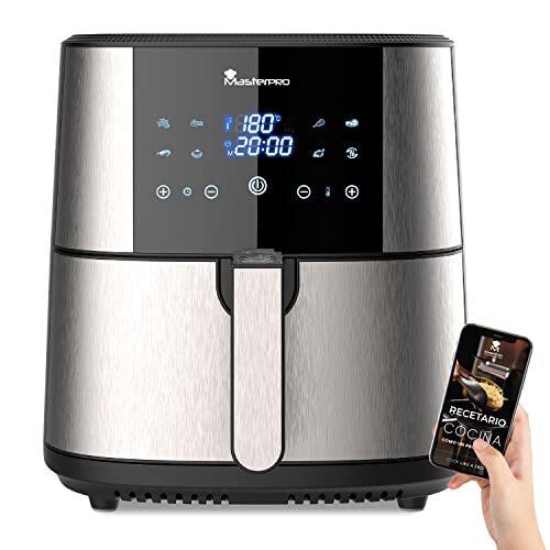 Masterpro Foodies | Friggitrice Senza Olio Xxl Con Capacità Di 6L E (P5K)-image