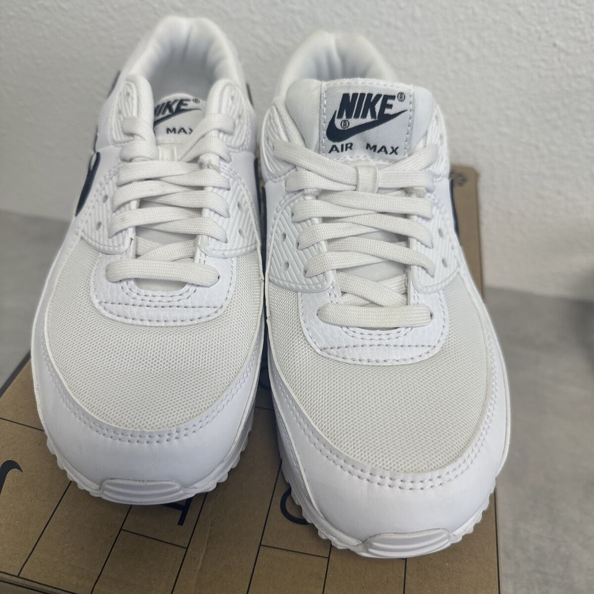 Nike Air Max 90 Sneaker in White, Black, & White Sze 8 Nike Air Max 90 Sneaker in White, Black, & White Sze 8