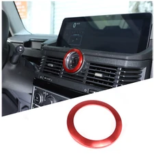 Red Aluminum Alloy Dashboard Compass Ring Trim Cover For Ineos Grenadier 2020-25