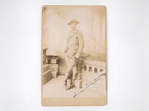 Original WWI Australian Army Officer RPPC Postcard