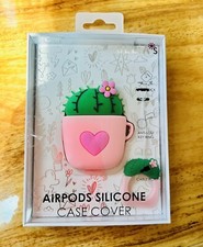 NWB dELiAs Cactus Silicone Case Cover For Apple Airpods First Generation