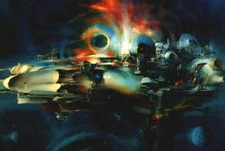 #65 John Berkey Fantasy/Sci-Fi Trading Card