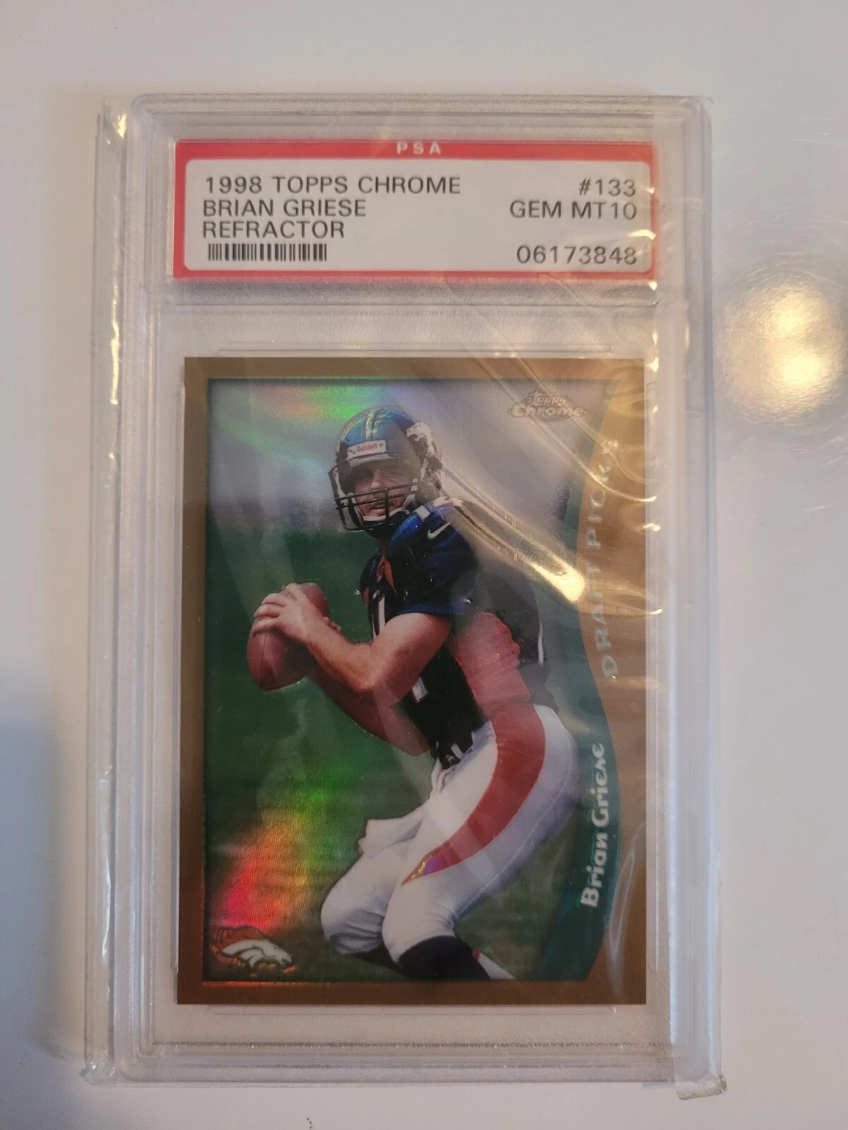 Brian Griese Topps Chrome #133 Refractor
