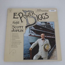 E Power Iggs Plays Scott Joplin On Pedal Harpsichord LP Vinyl Record Album