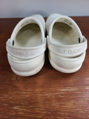 Crocs Bistro Clog Slip Resistant White Shoes Slip On Chef  display picture 3