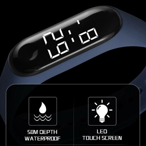 Relojes electrónicos LED deportivos con sensores luminosos moda hombres mujeres relojes para correr - Imagen 4 de 24