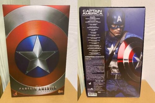 Hot Toys MMS156 Figura 1/6 Captain America The First Avenger Chris Evans Nuovo JP - Foto 1 di 3
