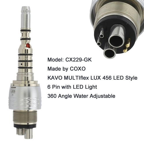 COXO Dental High Speed Fiber Optic Handpiece Turbine KaVo MULTIflex NSK Phatelus - Picture 6 of 162