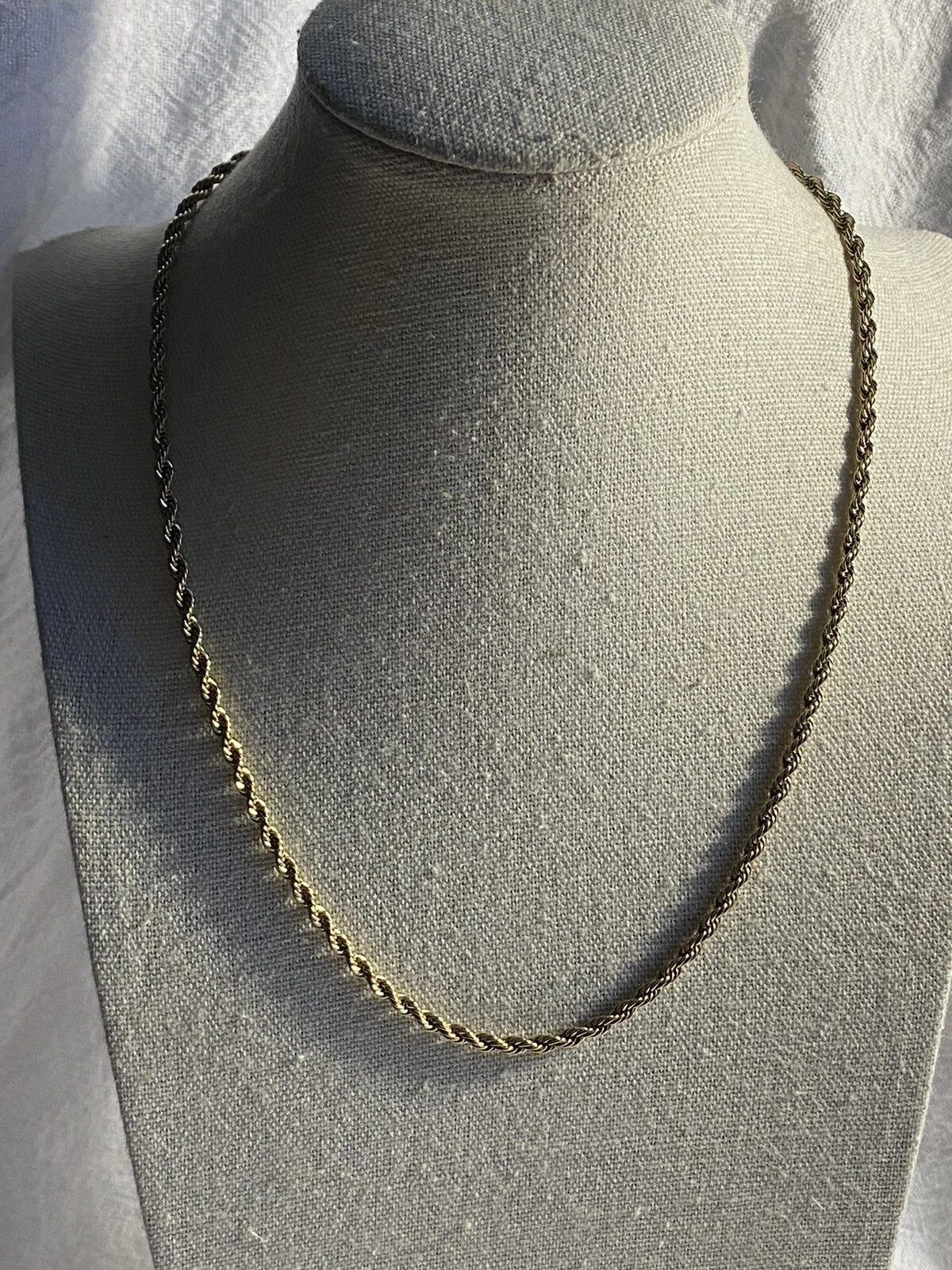 VETEMENTS "Collana Catena Torta Colore Oro 17""