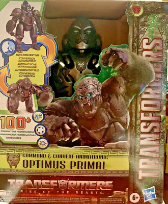 Transformers: Rise of the Beast -Optimus Primal Command & Convert Animatronic  