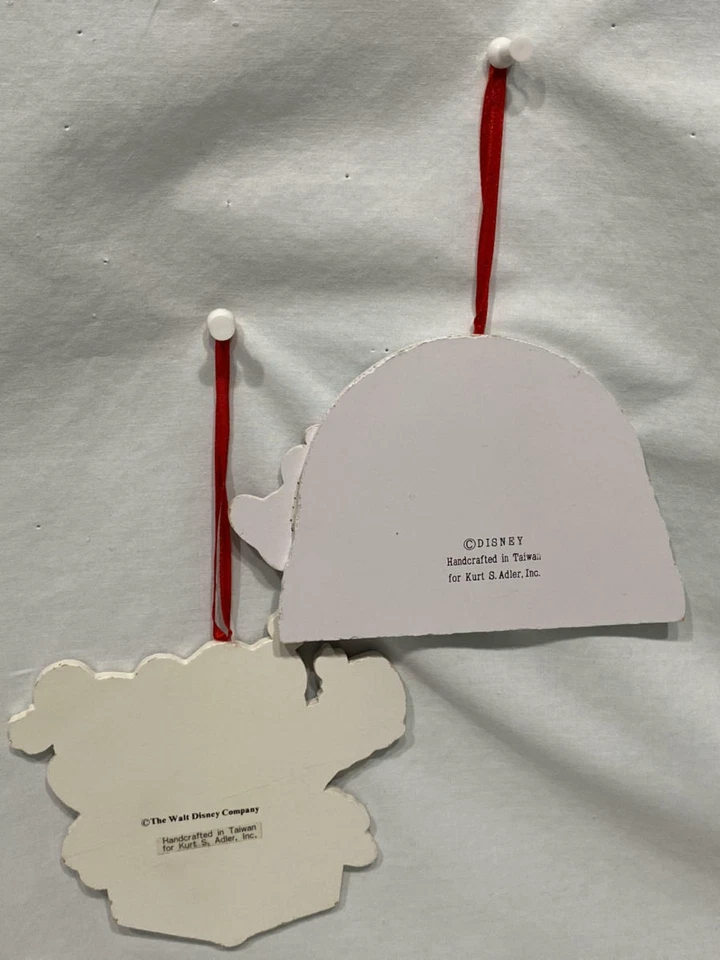 De colección DISNEY NAVIDAD Kurt Adler Madera Mickey Minnie Mouse Donald Daisy Goofy 2 Foto 4 de 4