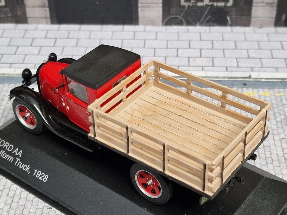 WHITEBOX 1/43 - FORD USA AA PLATFORM TRUCK 1928 - ELABORATO - PEZZO UNICO - Immagine 2 di 4