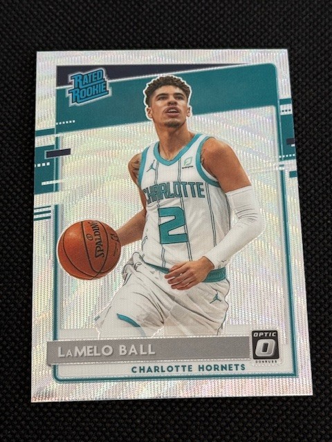 LaMelo Ball 2020-21 Donruss Optic #153 Fanatics Prizm Rated Rookie