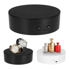 Motorized Rotating Display Stand 5.2" Black 360 Degree Rotating Platform