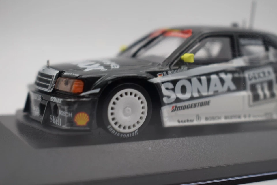 1:43 Minichamps Mercedes 190 E KI. 1 - DTM 1993 - AMG Tabac/Sonax - B. Schneider - Image 3 of 4