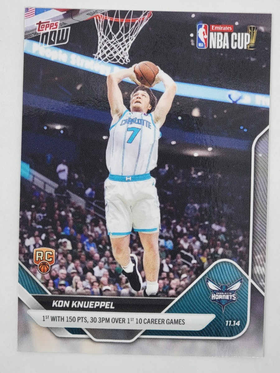 Kon Knueppel 2025-26 NBA Topps Now #52 - In Hand