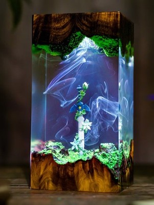 Handmade Legendary Sword, Sword Flower lamp, Personalized Lighting