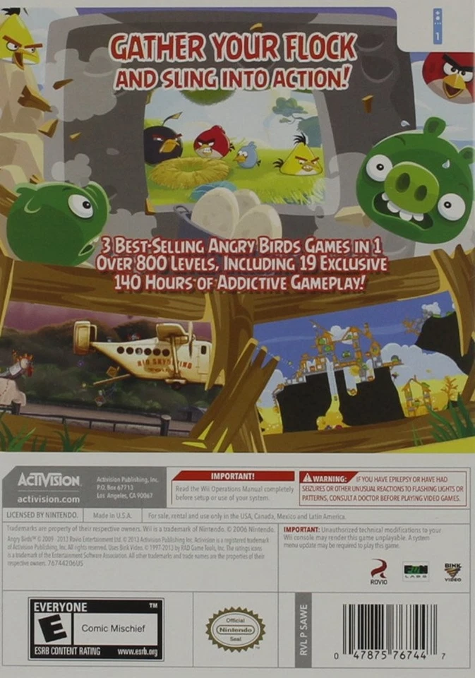 Angry Birds Trilogy - Nintendo Wii (Nintendo Wii) (US IMPORT) - Image 3 of 4