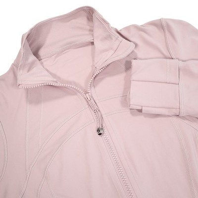 LULULEMON Women's 6 Light Pink Define Full Zip Workout Gym Athleisure Jacket