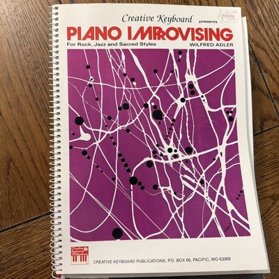 MEL BAY PIANO IMPROVISING By Wilfred Adler Creative Keyboard