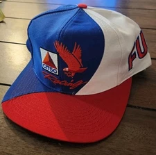 Vintage Citgo Racing #21 Wood Brothers Snapback Cap Hat "Fuel Up And Fly Low"