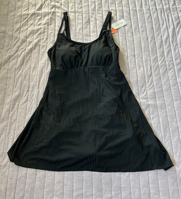 Summer Mae Size Medium 6/8 Maternity One Piece Bathing Suit Swim Dress Black